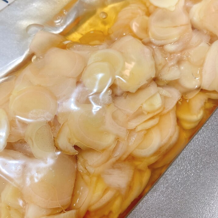新生姜の甘酢漬け(ガリ)